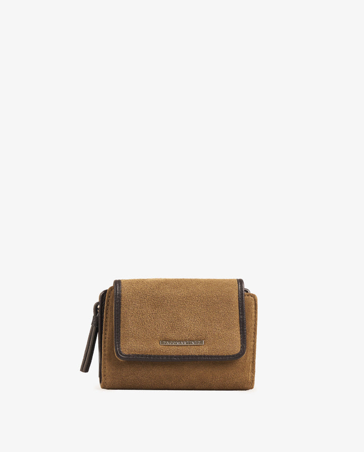 PORTEMONNEE LEER CAMEL