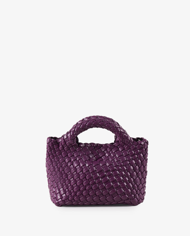 MINI TOTE TRANÇADO ROXO