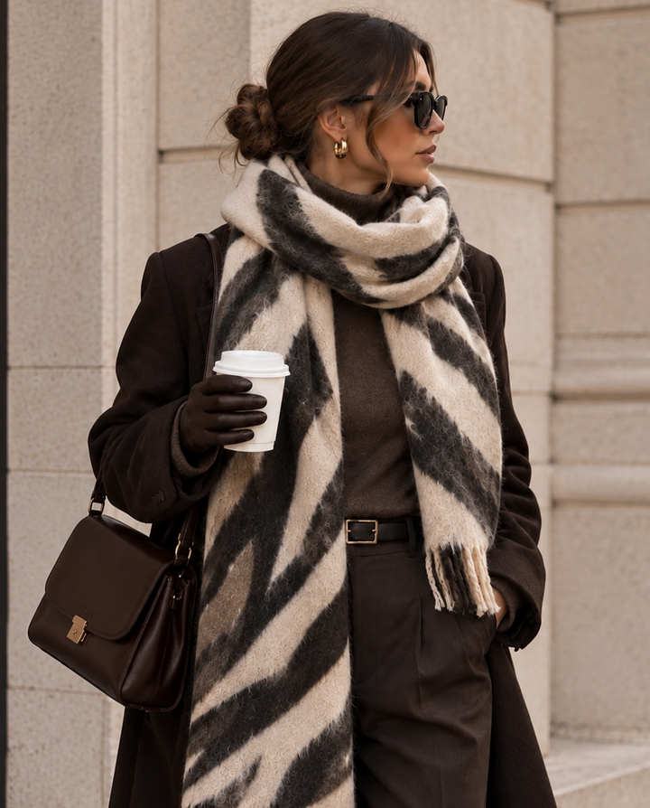 SCIARPA ANIMAL PRINT