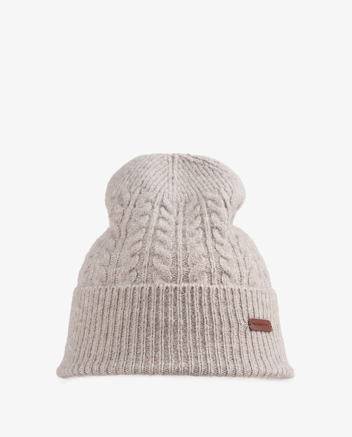 STRICKMÜTZE ZOPFMUSTER