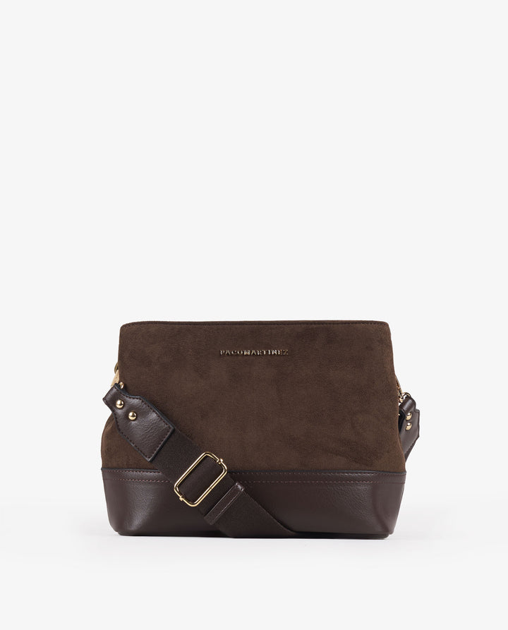BROWN COMBI CROSSBODY BAG