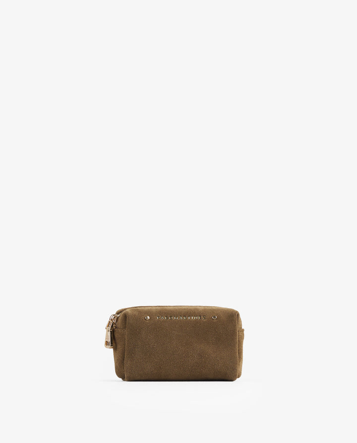 CAMEL LEATHER COIN PURSE