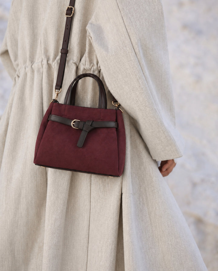 TOTE MINI BURGUNDY