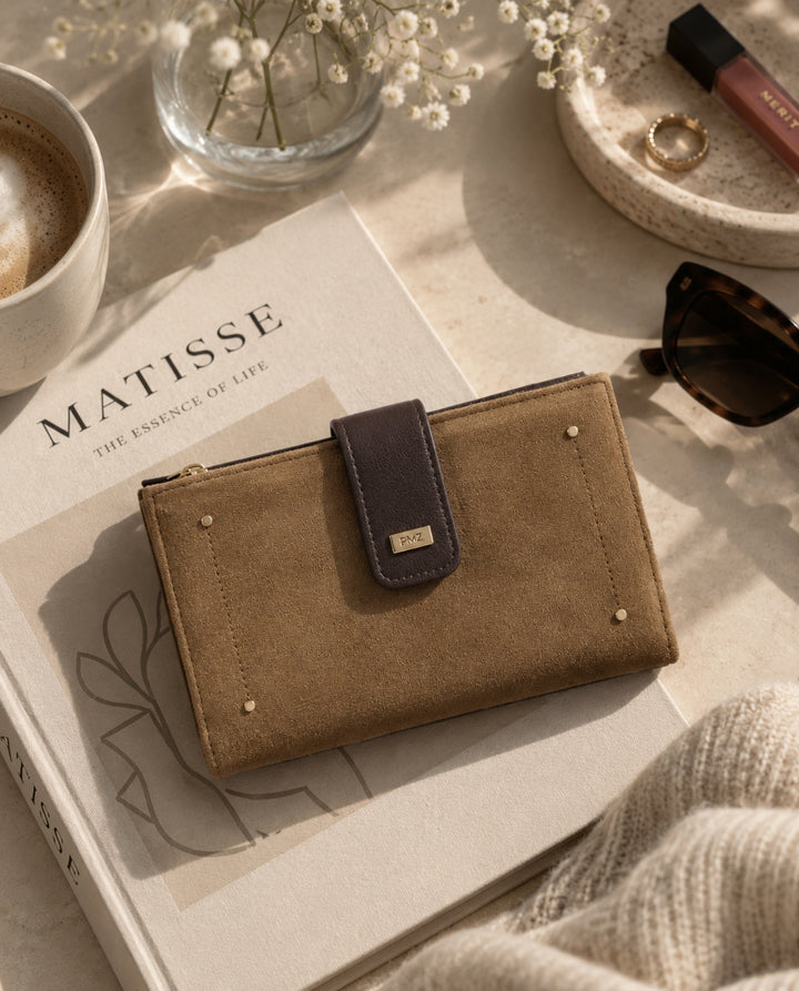 LEATHER WALLET CAMEL