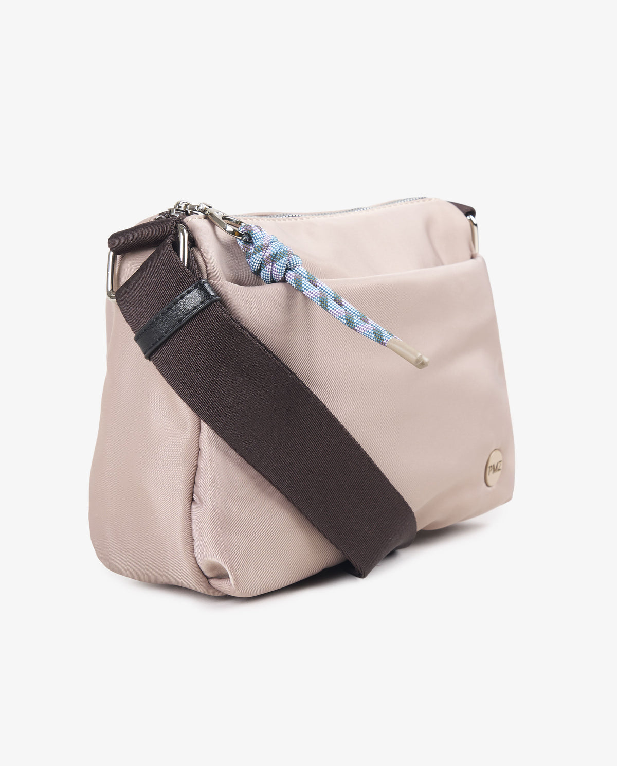 BANDOLERA NYLON BEIGE