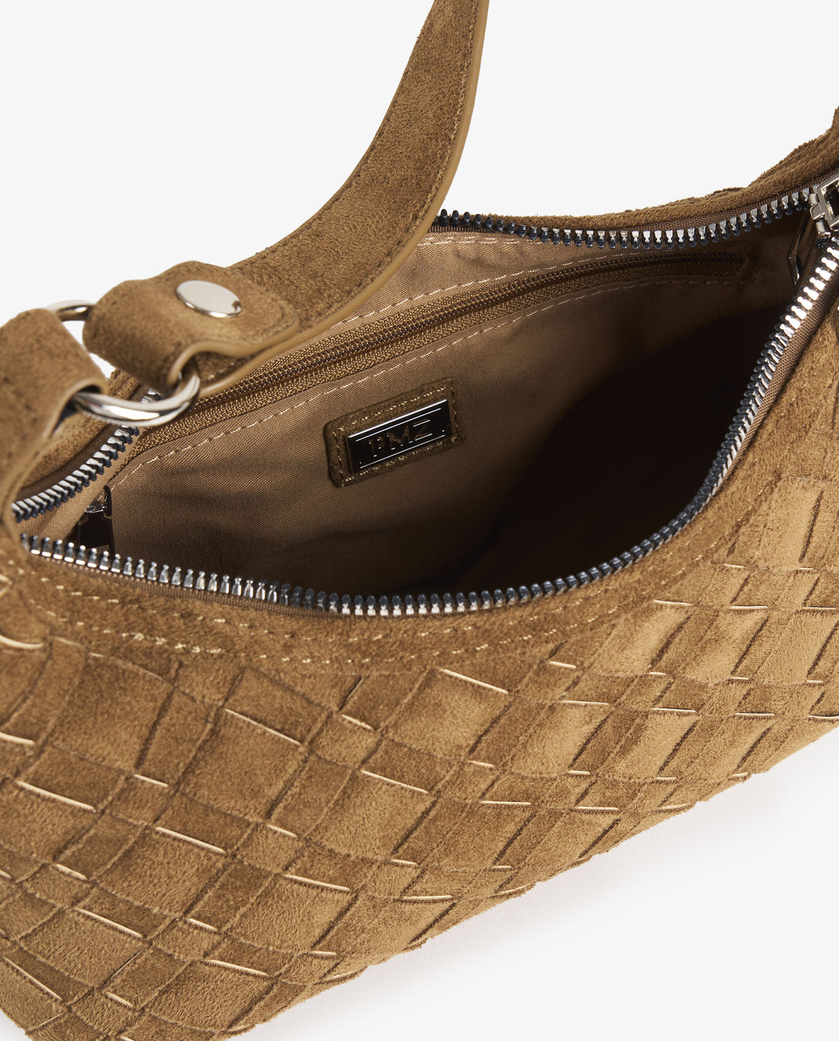 BAGUETTE TRENZADO CAMEL