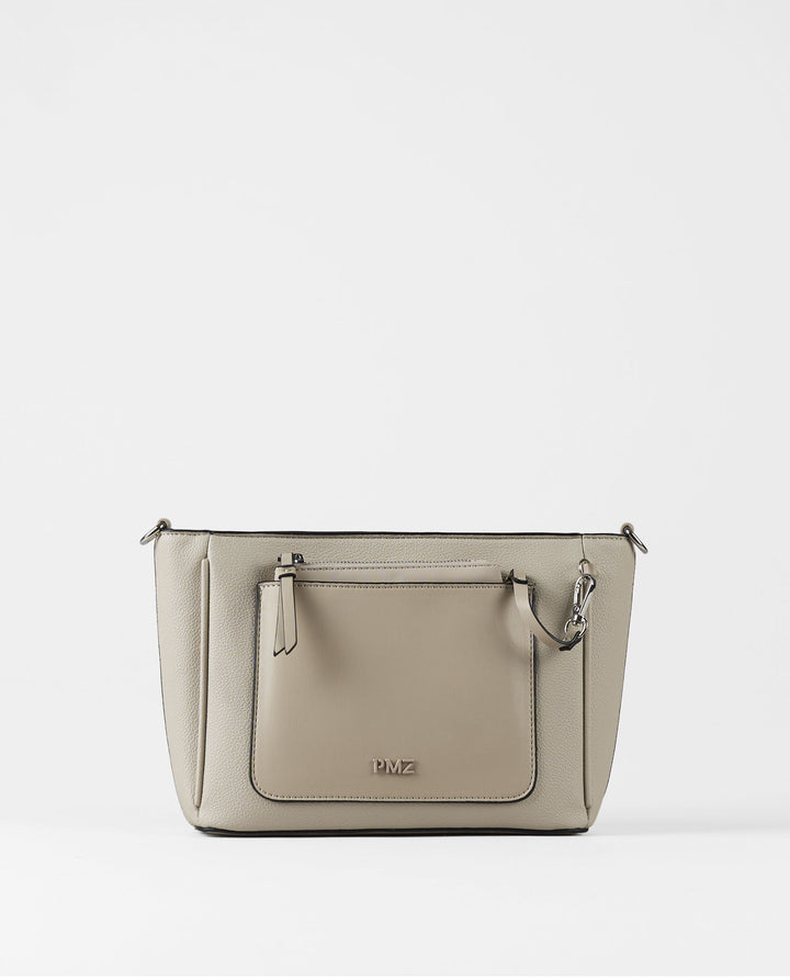 SAC BANDOULIÈRE HANGER PORTE-MONNAIE BEIGE