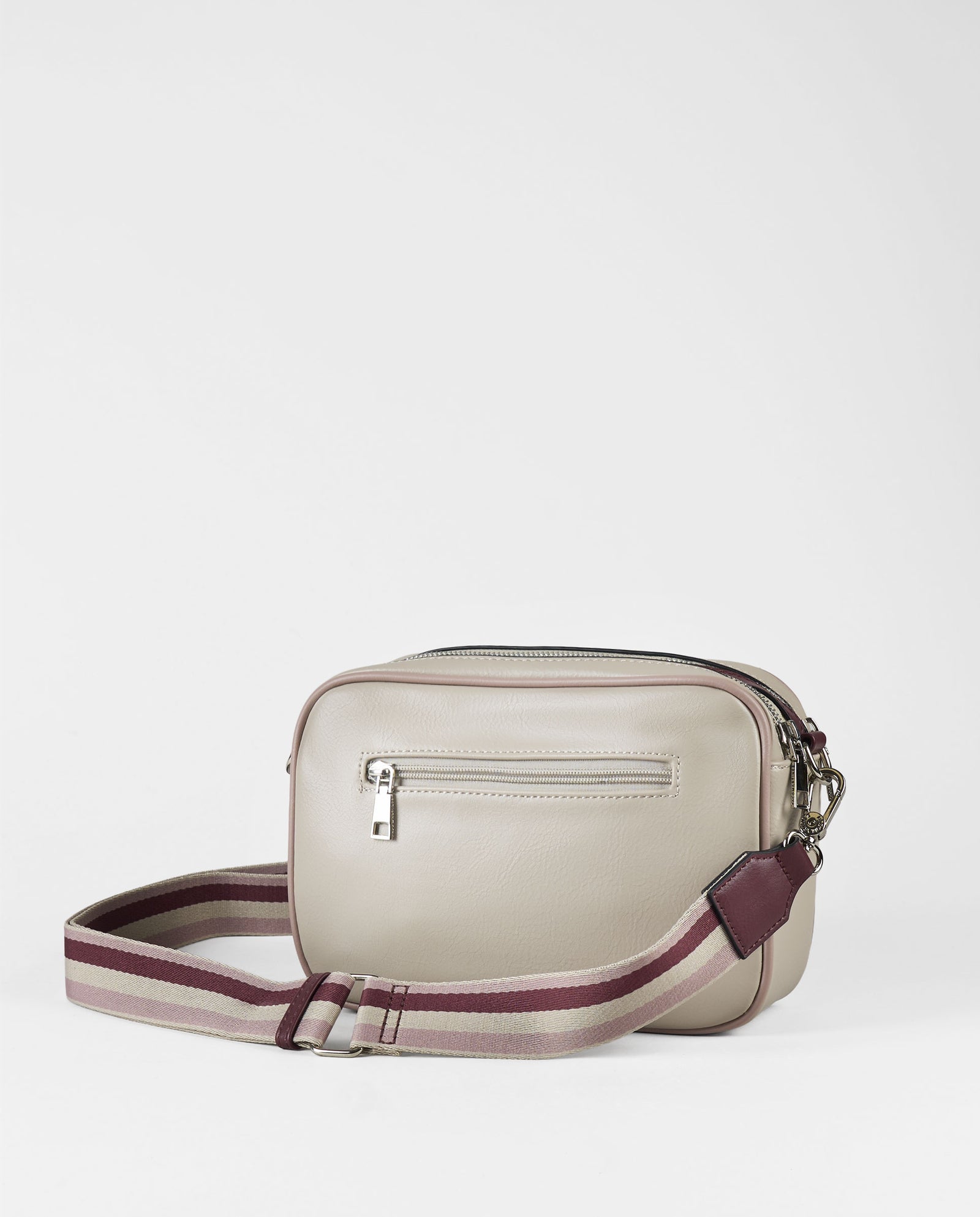 BANDOLERA EFECTO PIEL BEIGE