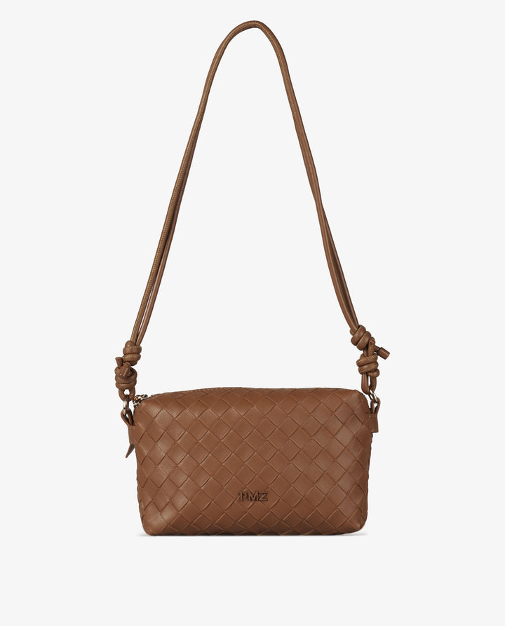 SAC BANDOULIÈRE TRESSÉ CAMEL