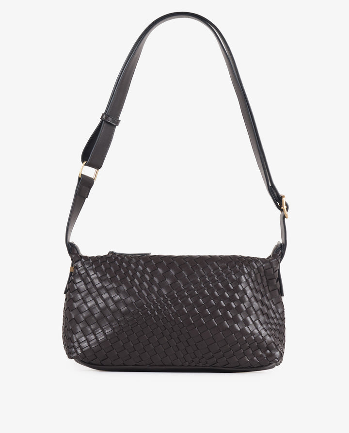 BANDOLERA TRENZADO MARRÓN