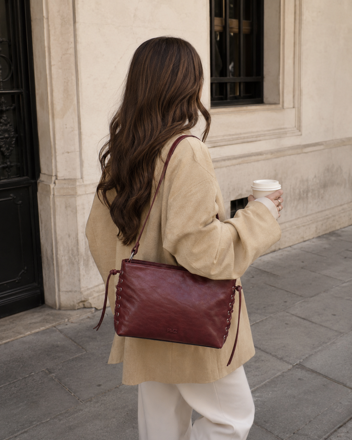 BURGUNDY CROSSBODY BAG