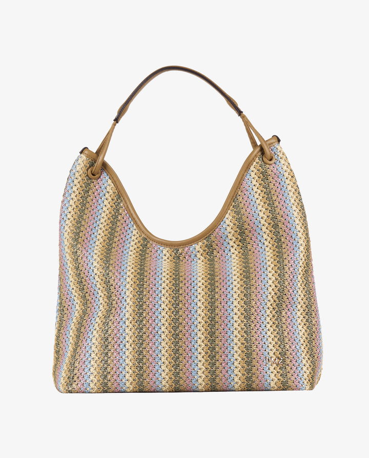 BORSA RAFIA MULTICOLORE