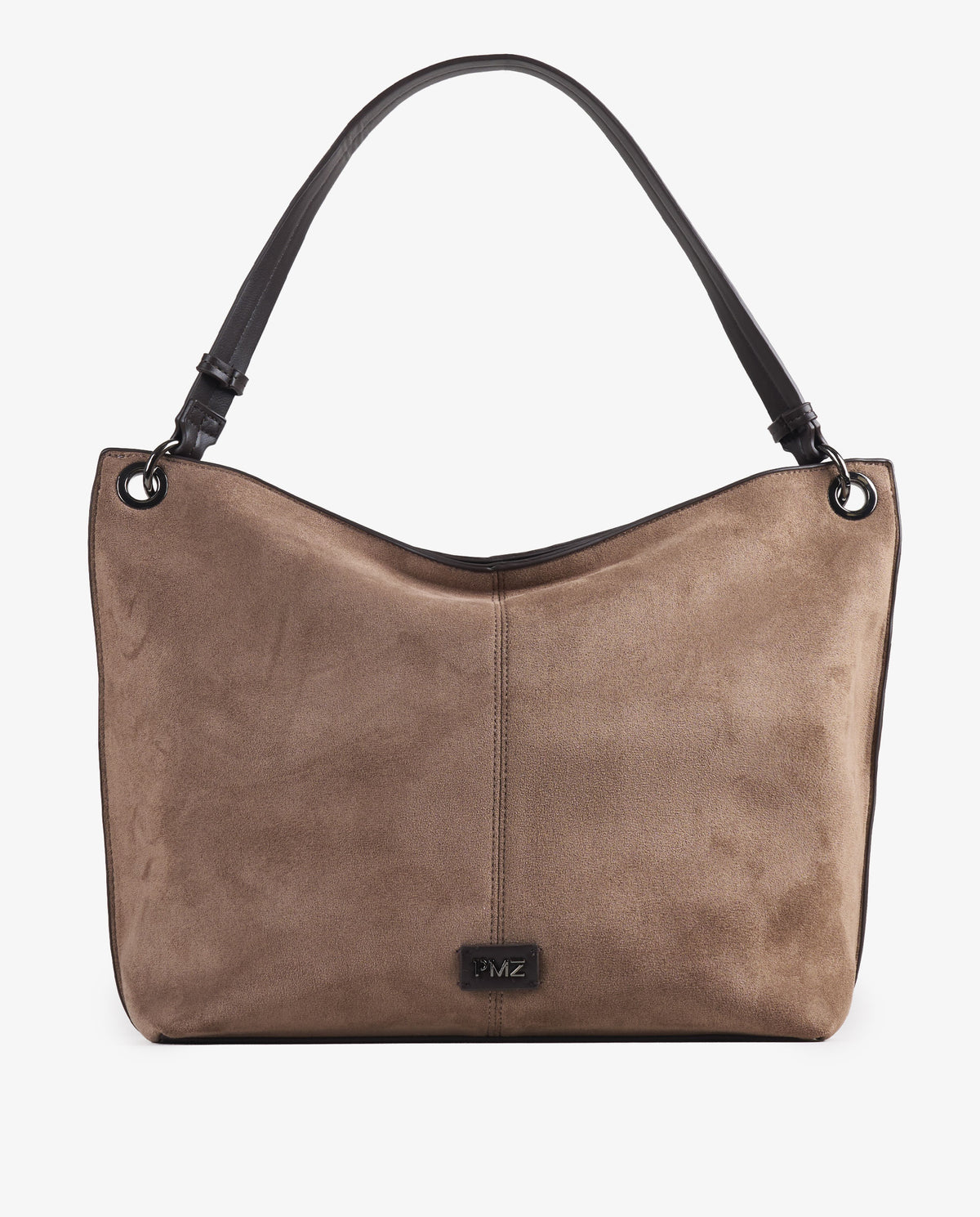 HOBO FAUX SUEDE TAUPE