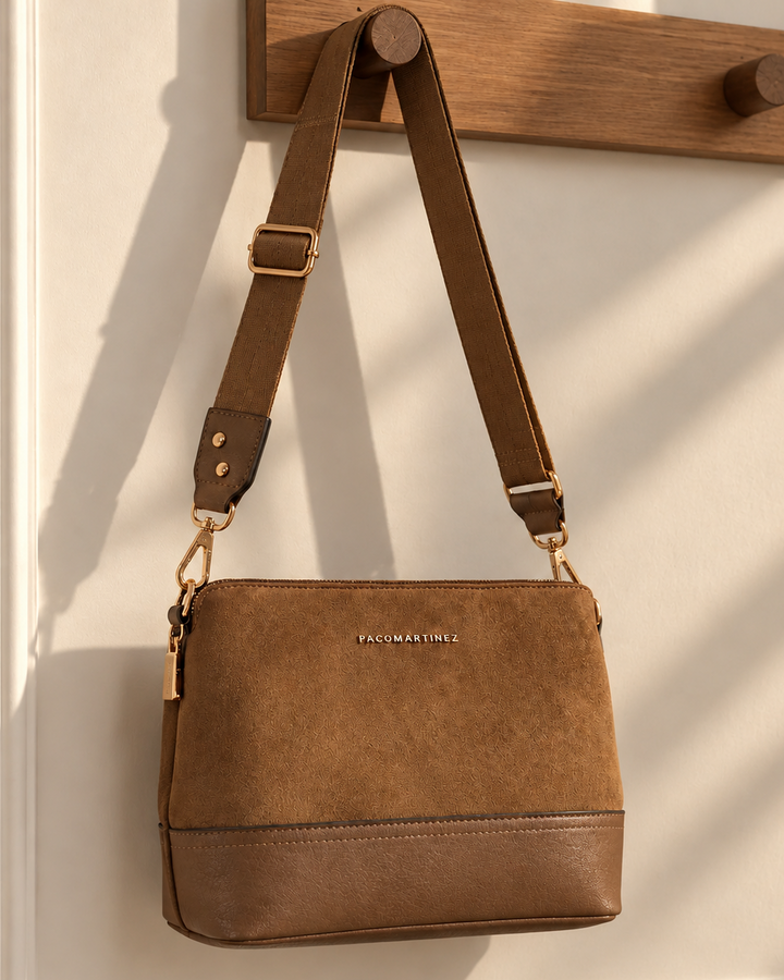 BANDOLERA COMBI CAMEL