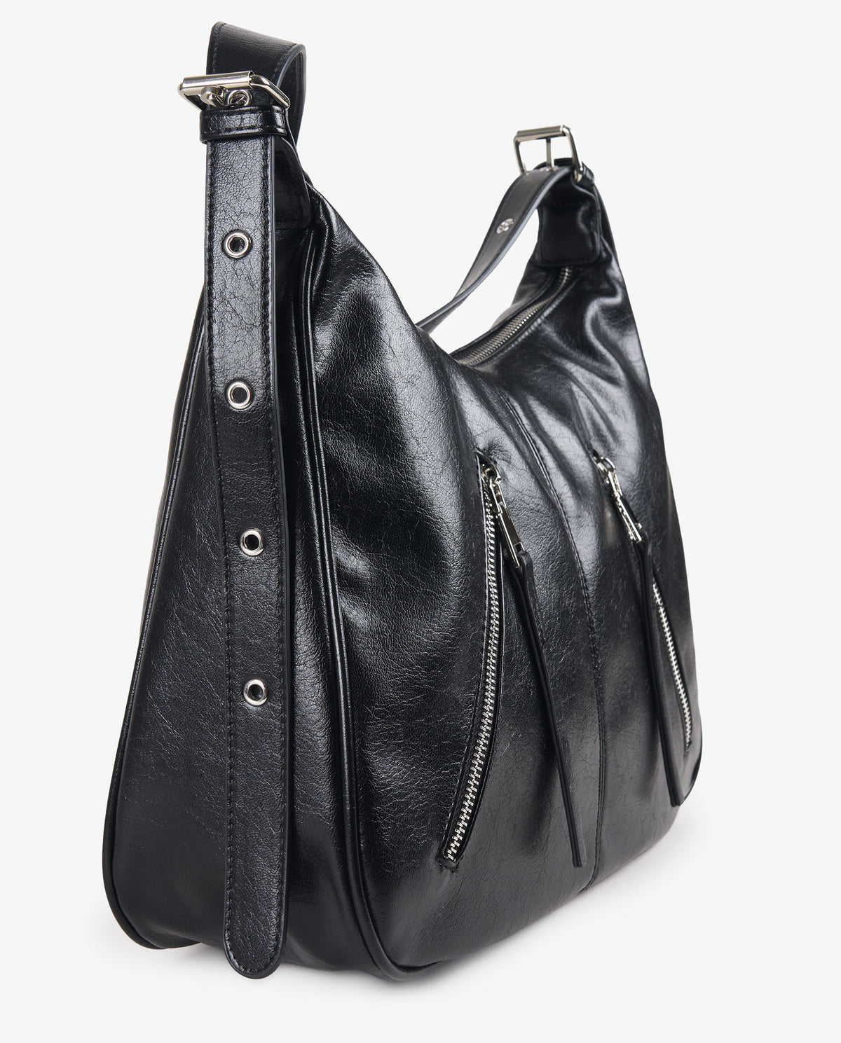 HOBO CREMALLERAS NEGRO