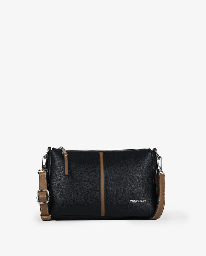 BOLSA TIRACOLO LINE PRETO