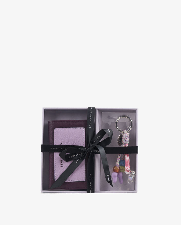 CAJA REGALO BURDEOS