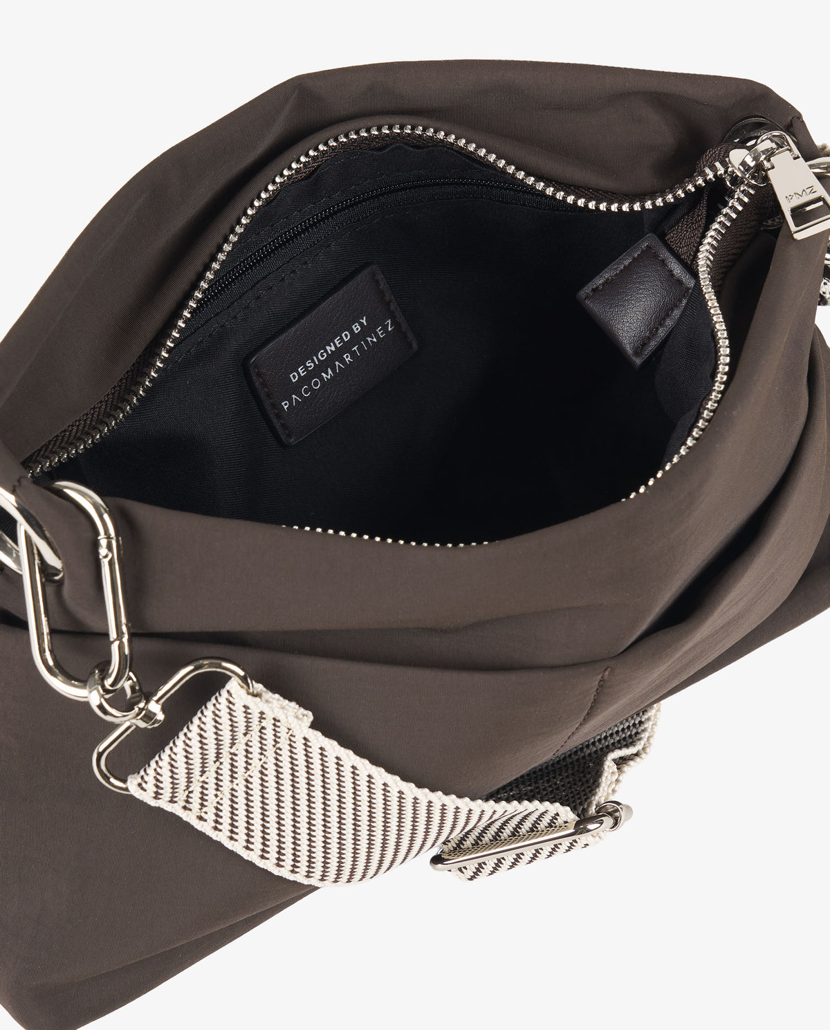 BANDOLERA NYLON MARRÓN