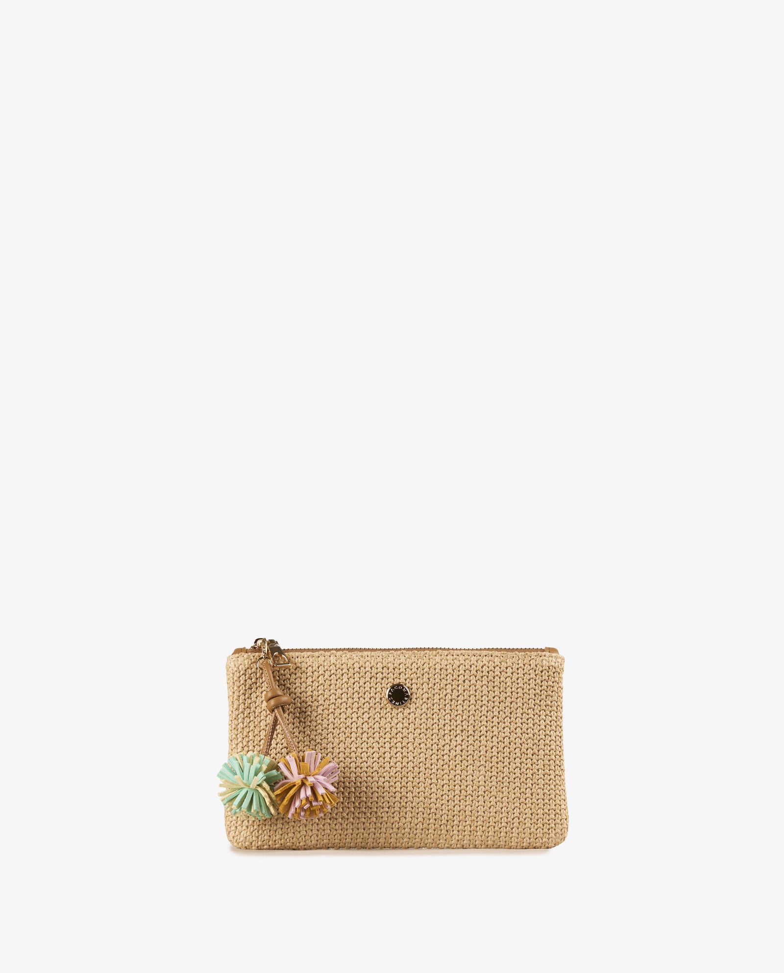 MONEDERO RAFIA NATURAL