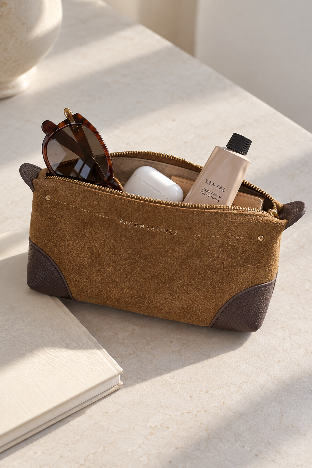ESTUCHE PIEL CAMEL