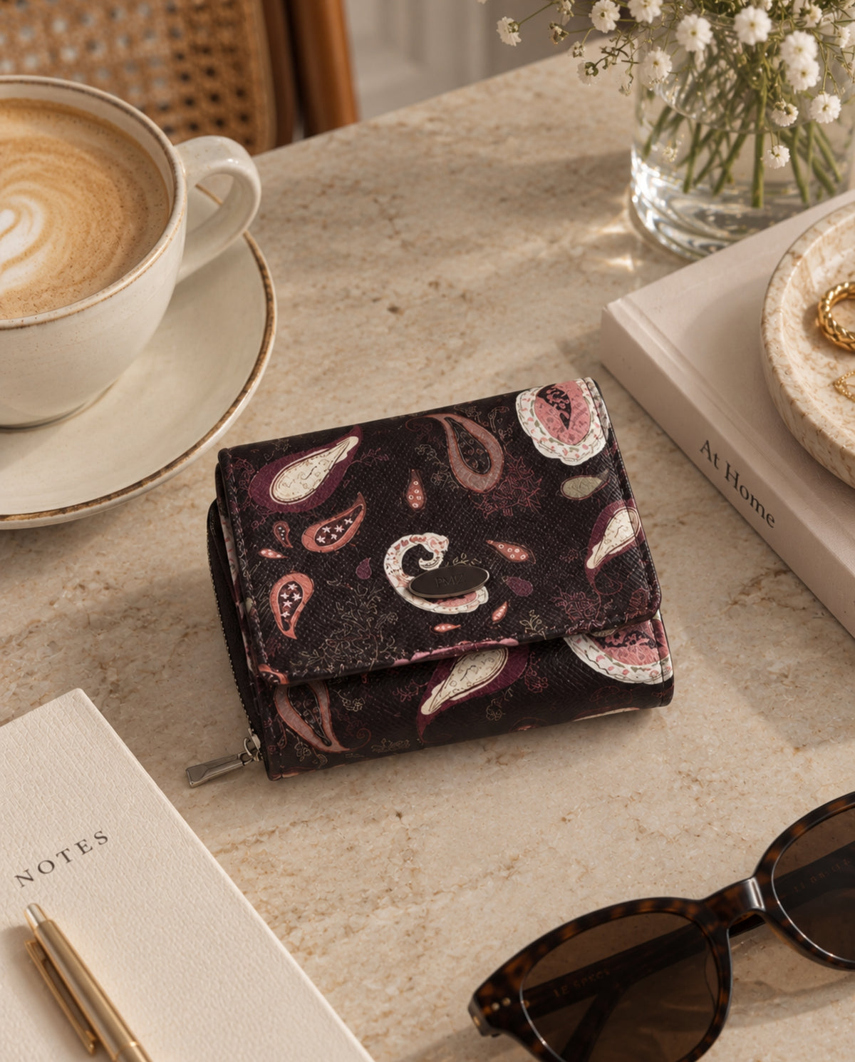BILLETERA PRINT PASLEY NEGRO