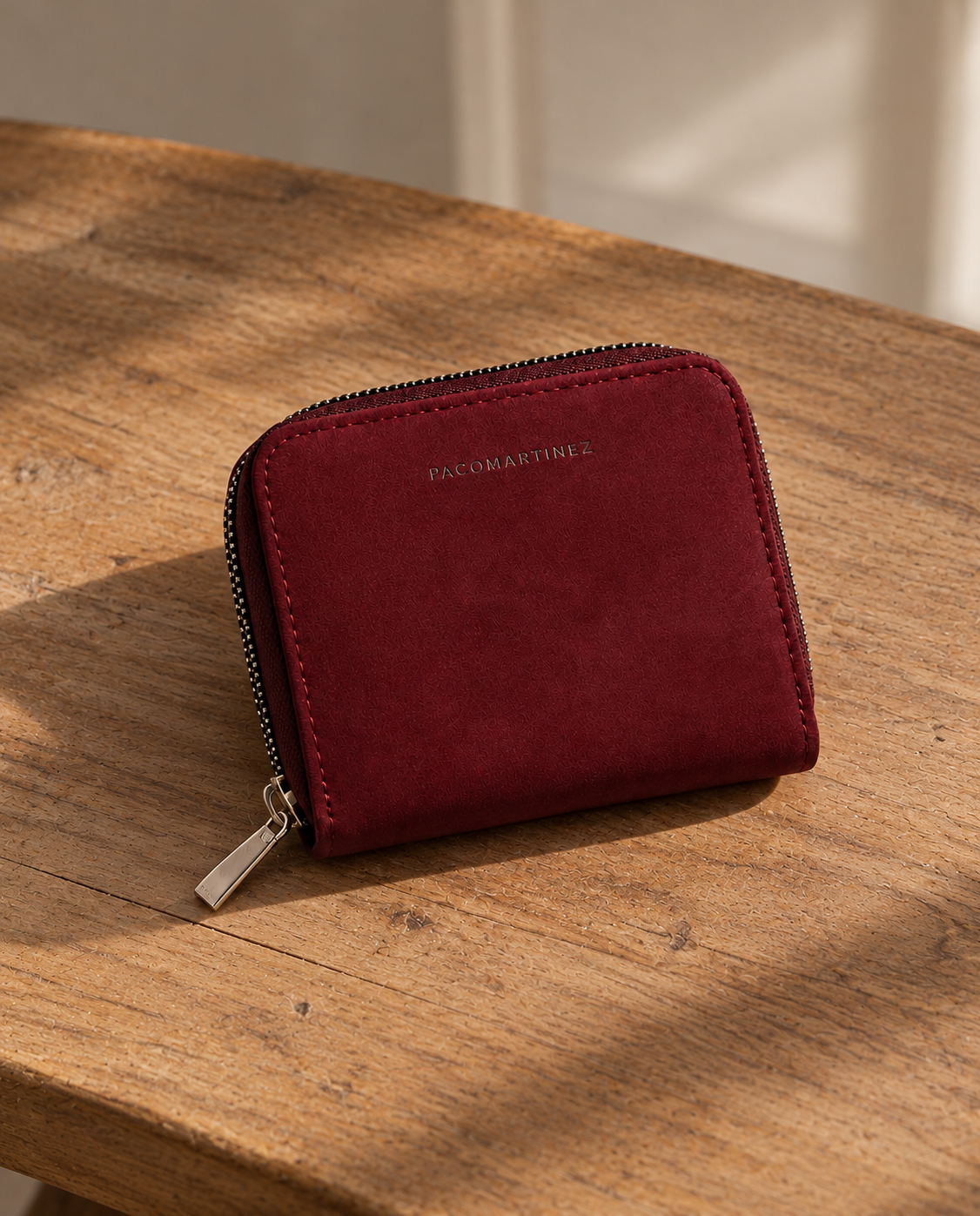 FAUX SUEDE COIN PURSE