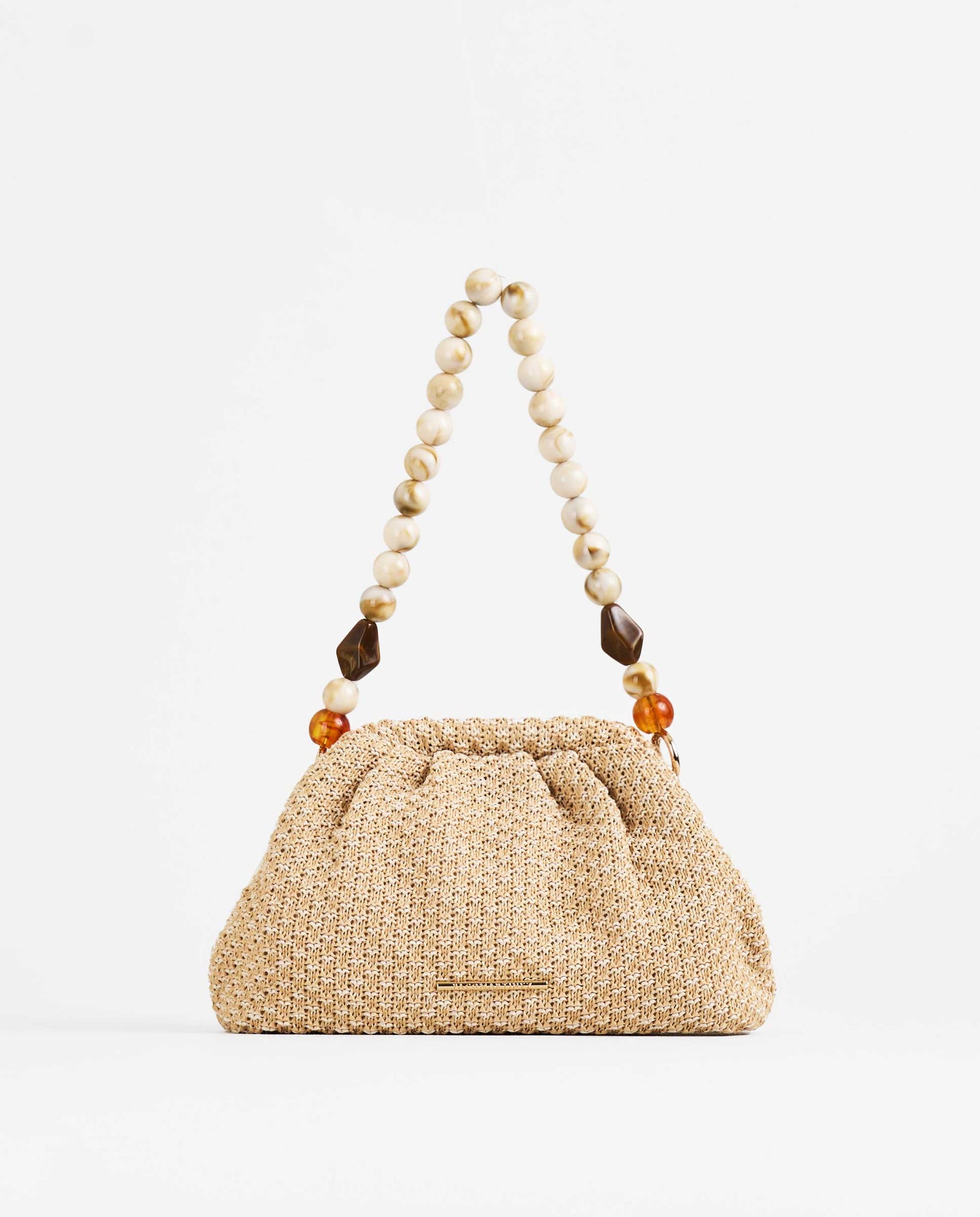 BORSA A MANO RAFIA SFERE
