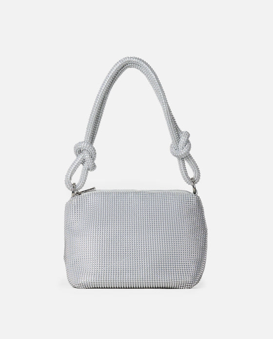 BOLSO MALLA PLATA