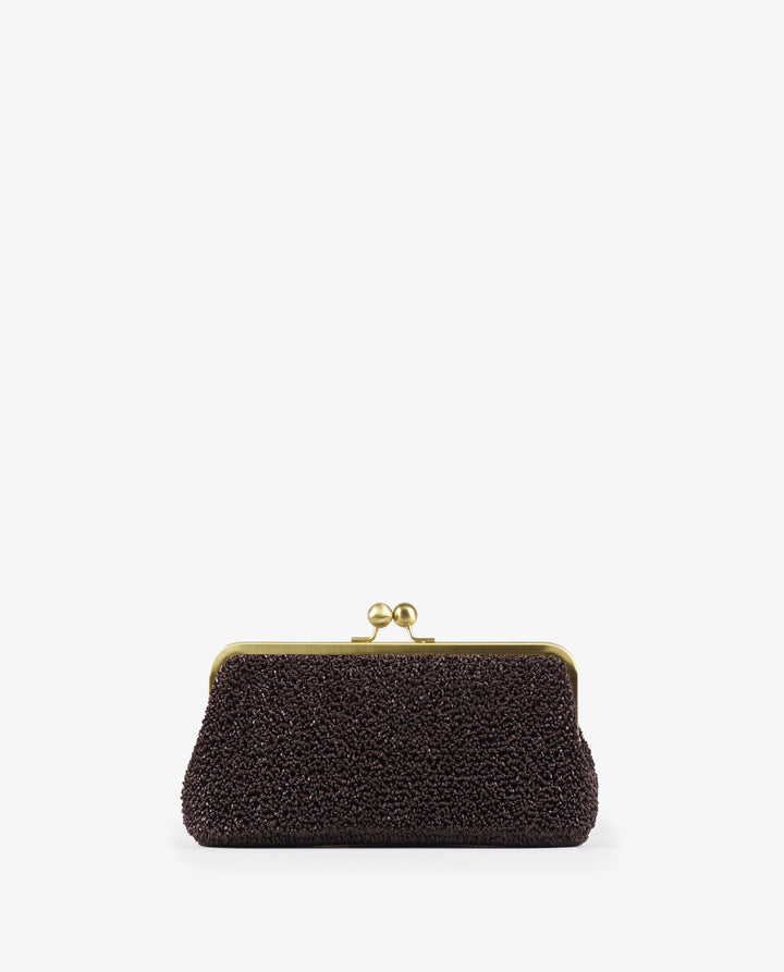 CLUTCH BOQUILHA CASTANHO
