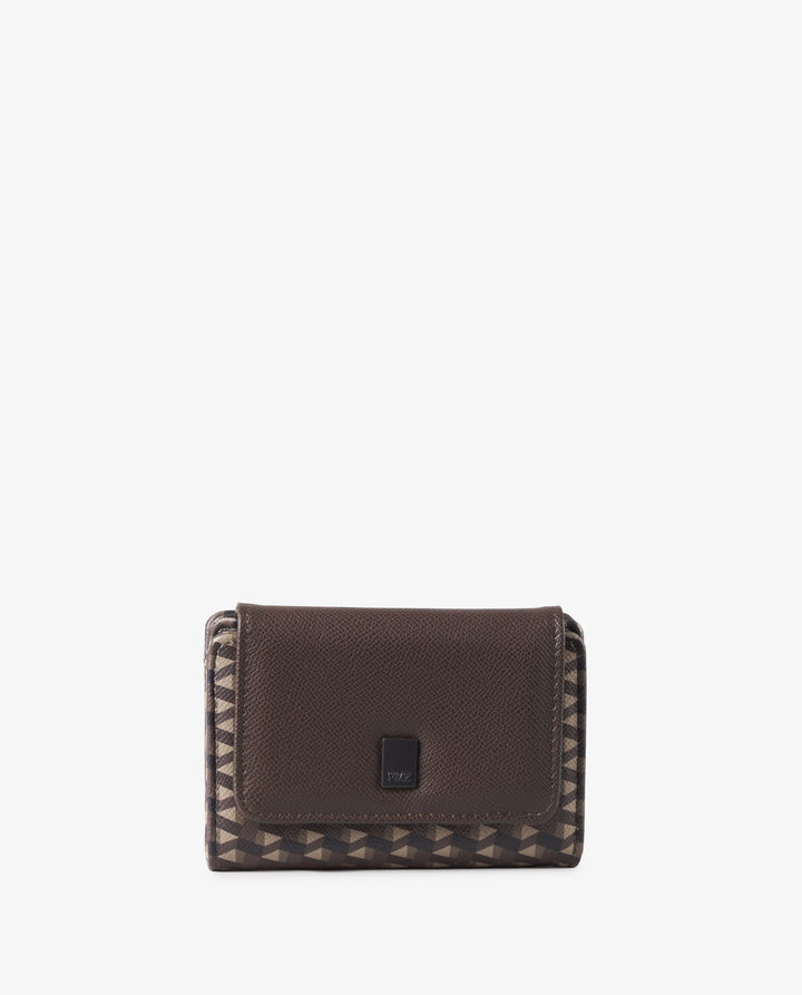 PORTAFOGLIO PRINT MARRONE