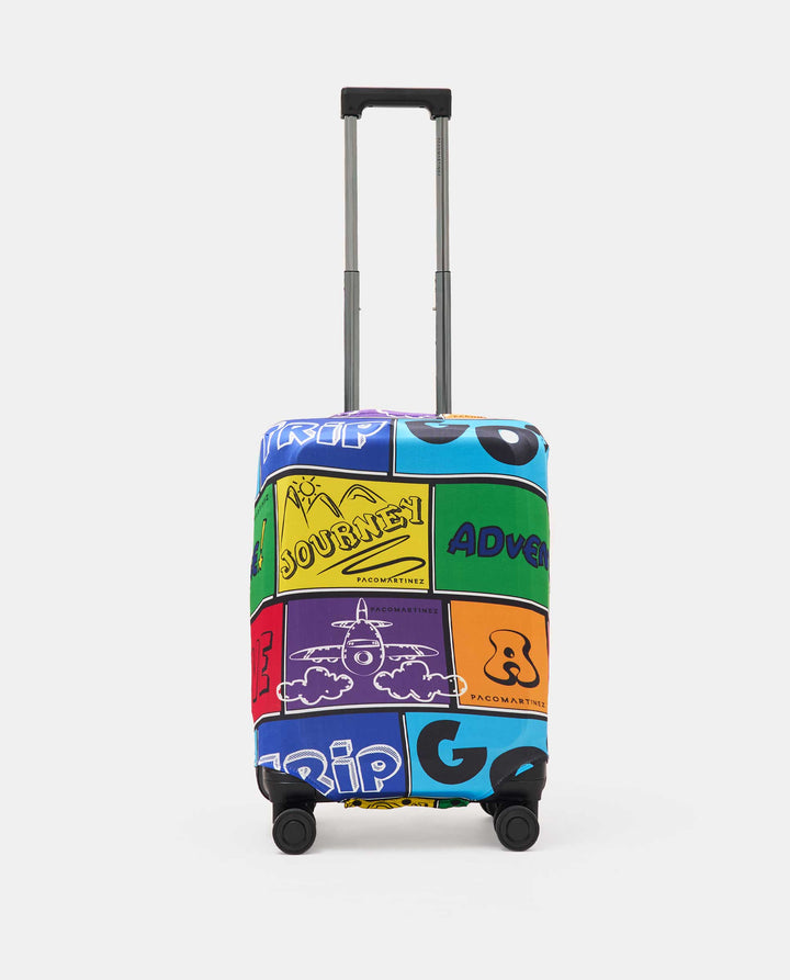 HOUSSE POUR VALISE CABINA BRIQUES