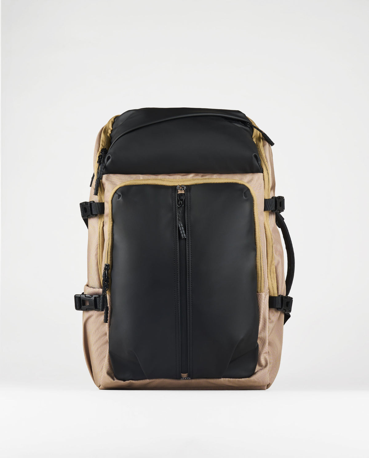 MOCHILA DE VIAJE MULTIBOLSILLOS BEIGE