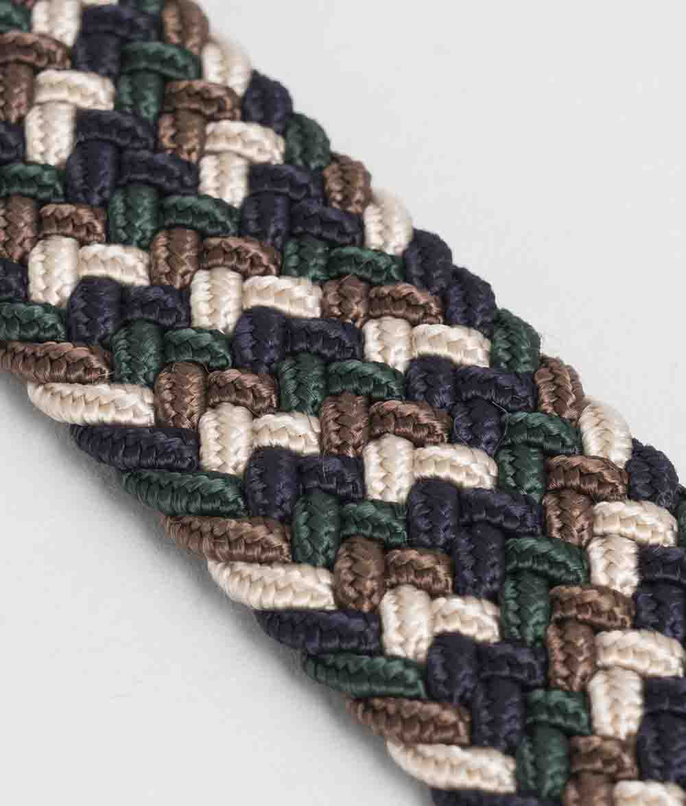 CINTURON TRENZADO TEXTIL