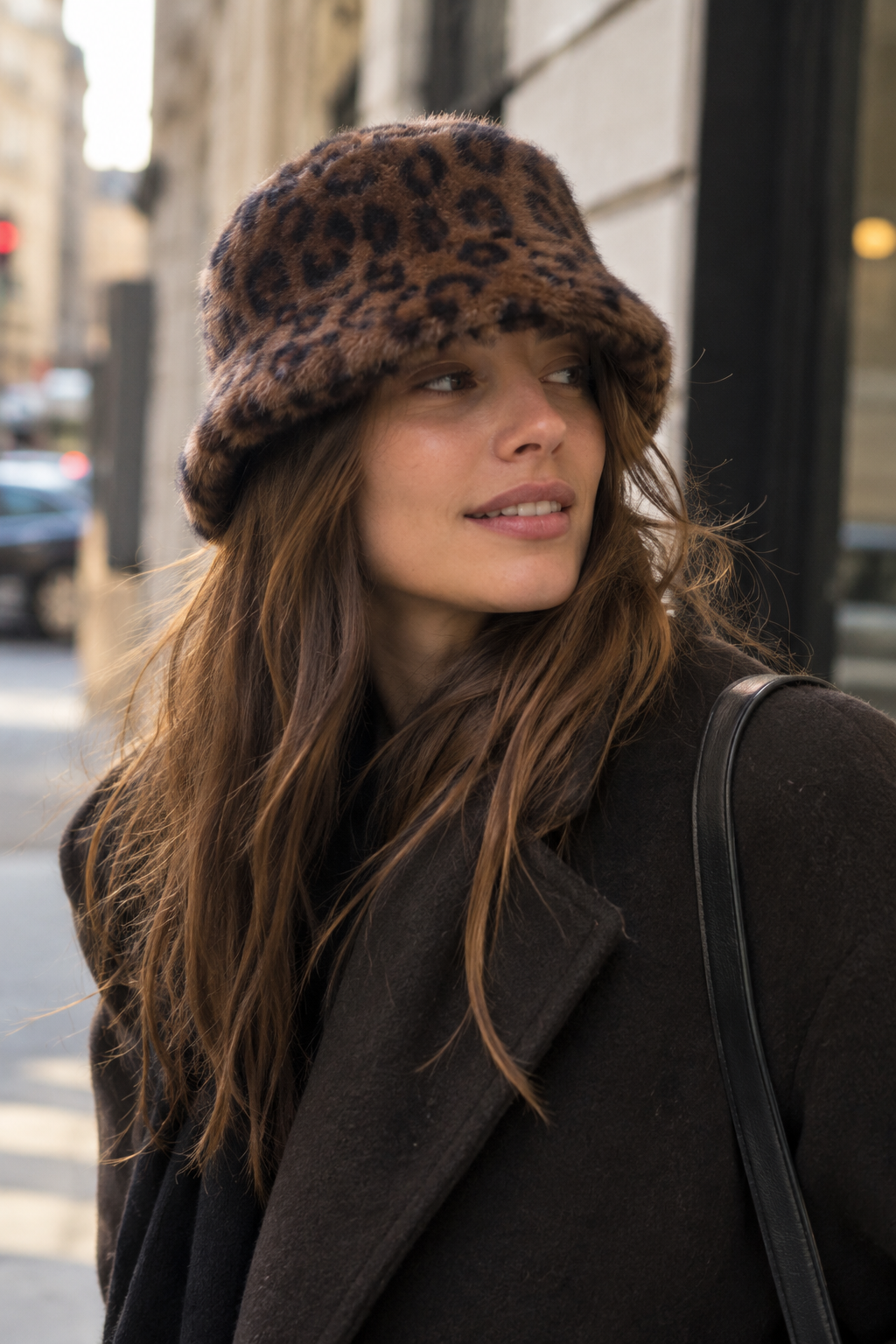 BUCKET PELO ANIMAL PRINT