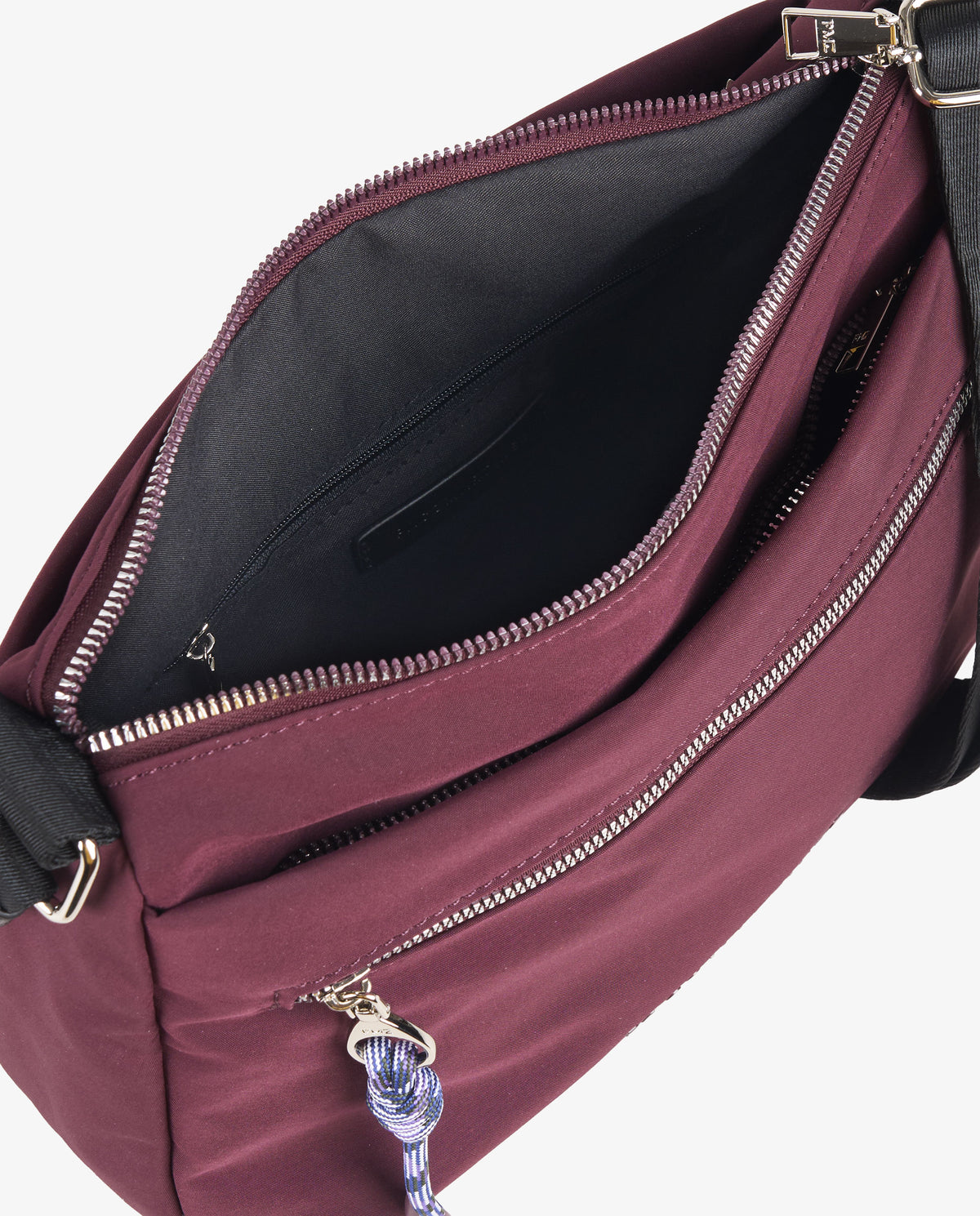 BANDOLERA CHARM BURDEOS