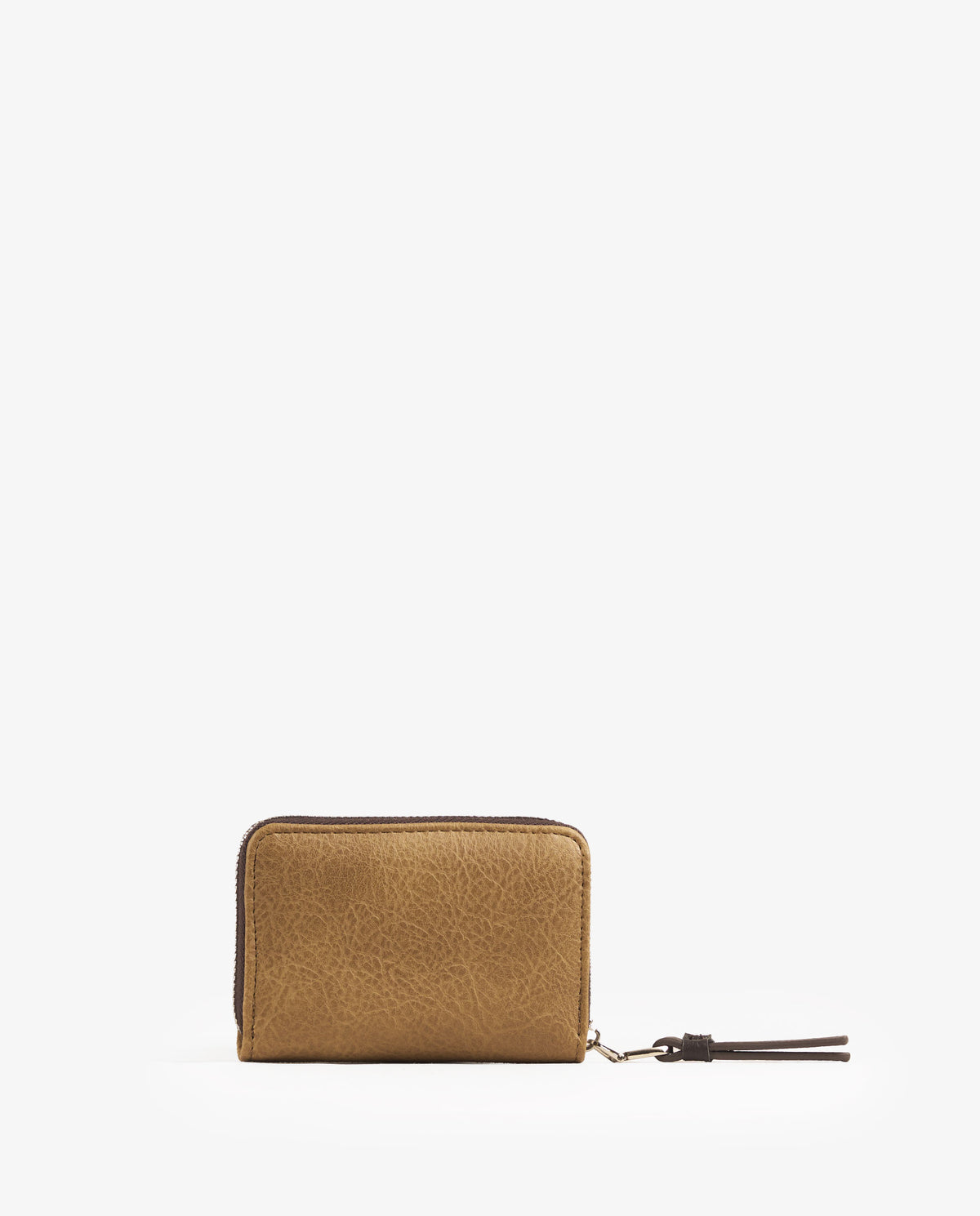 MONEDERO TARJETERO PIEL CAMEL