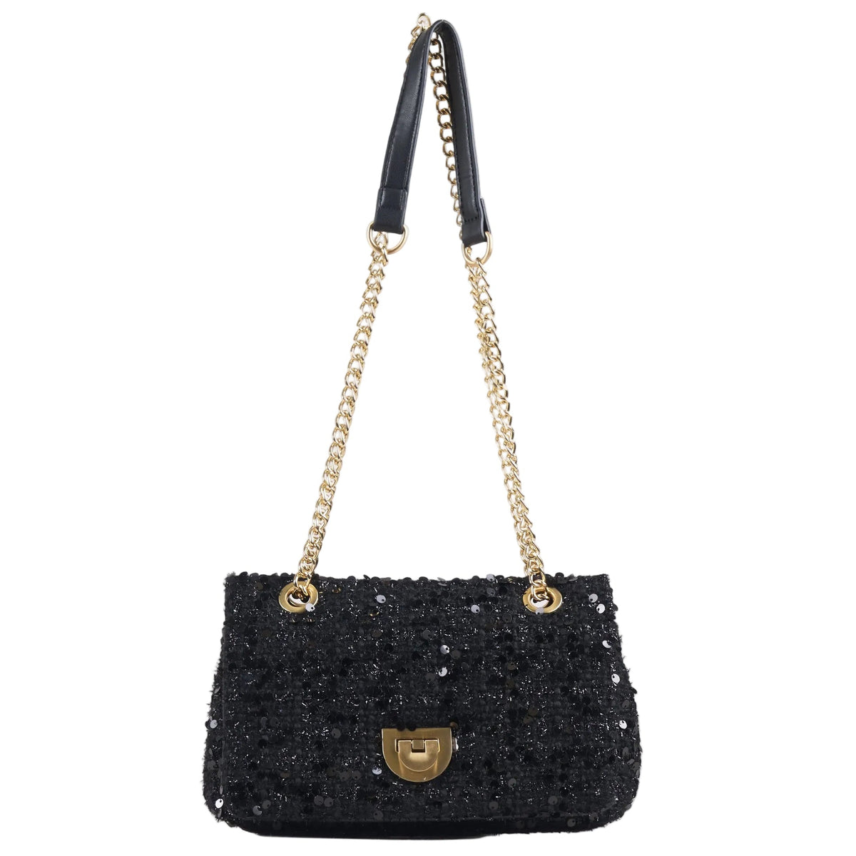 FLAP TWEED NEGRO
