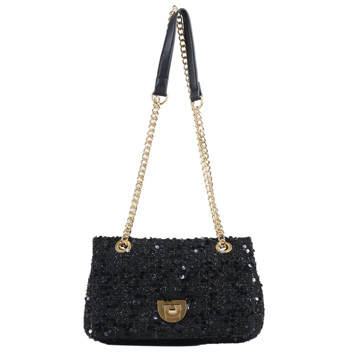 FLAP TWEED NEGRO