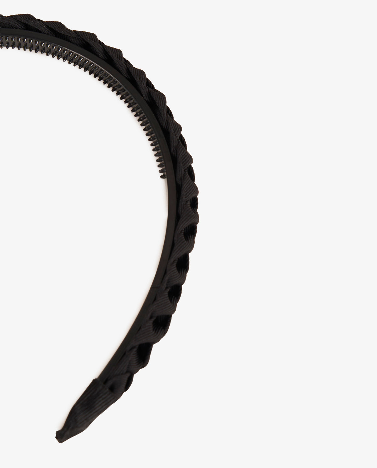 DIADEMA TRENZADO NEGRO