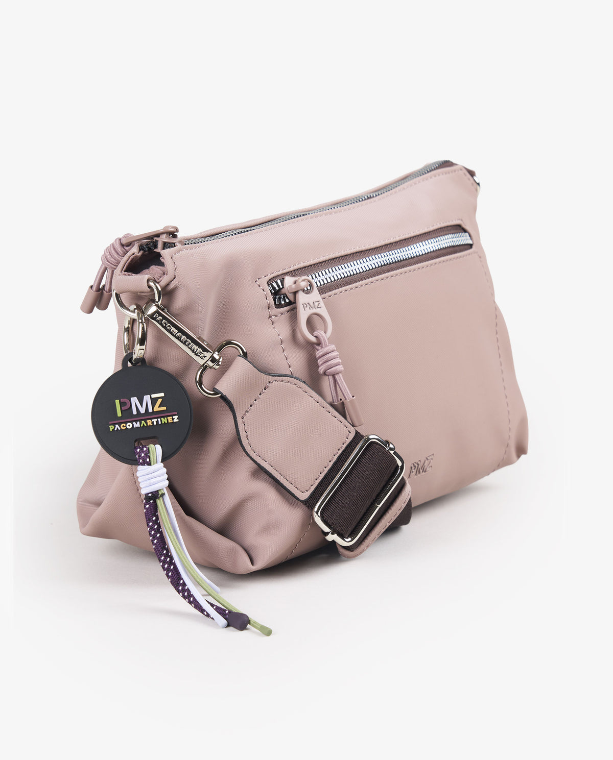 BANDOLERA NYLON SOFT ROSA