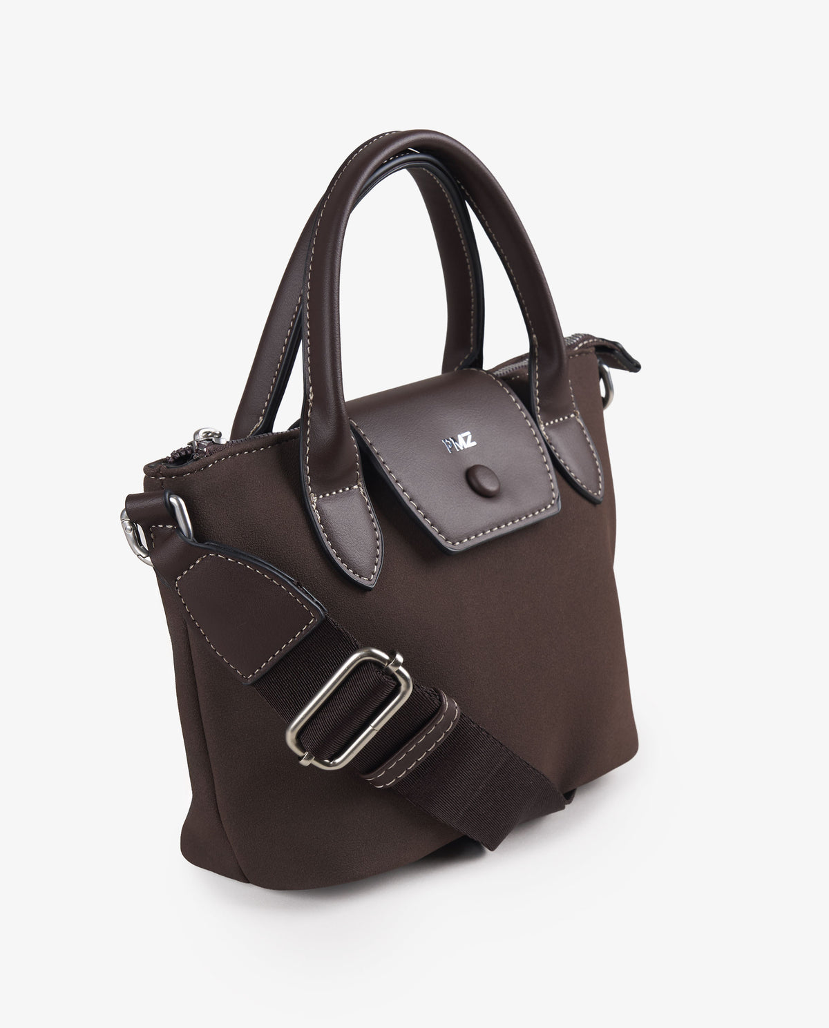 TOTE COMBI MARRÓN