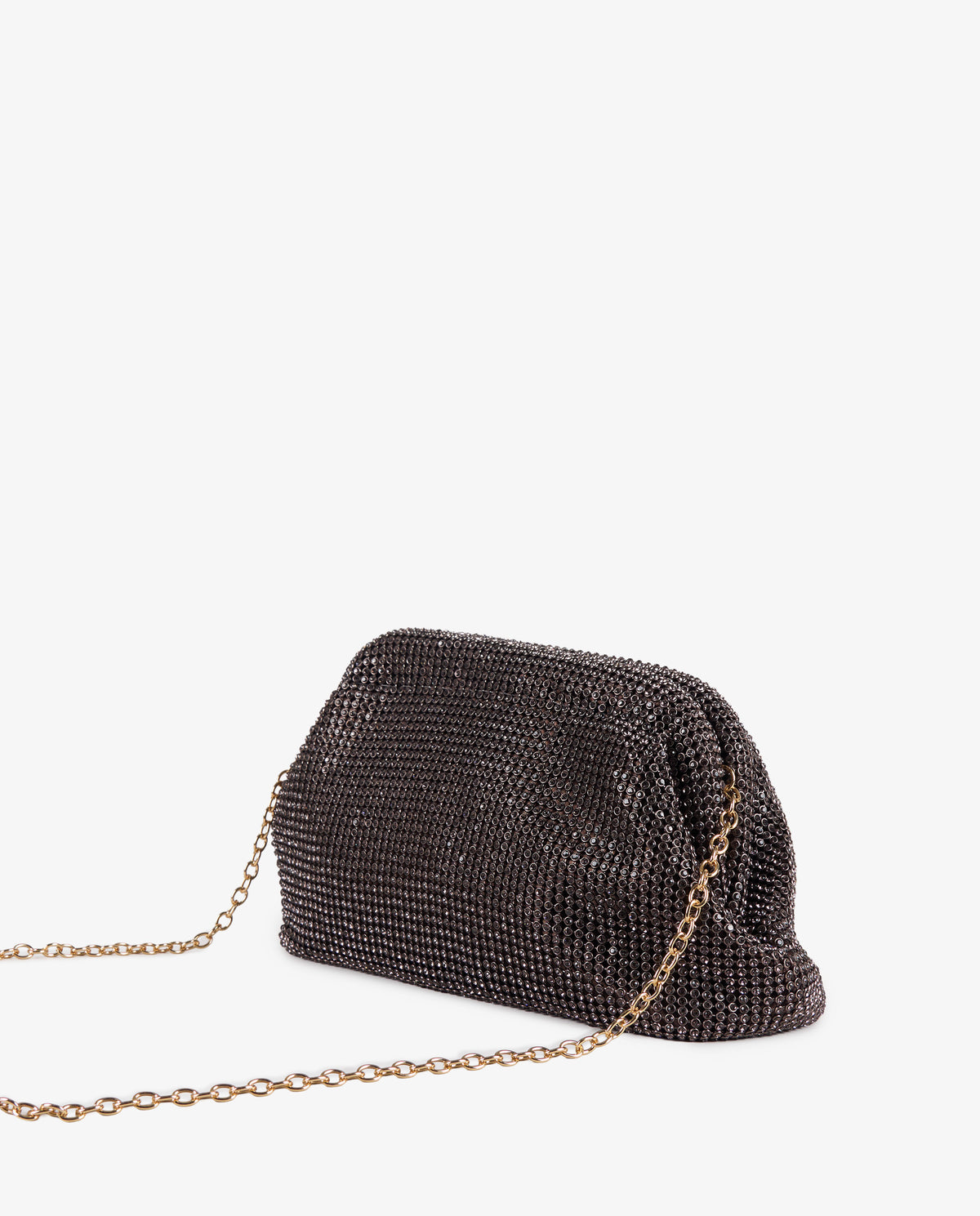 CLUTCH STRASS MARRÓN