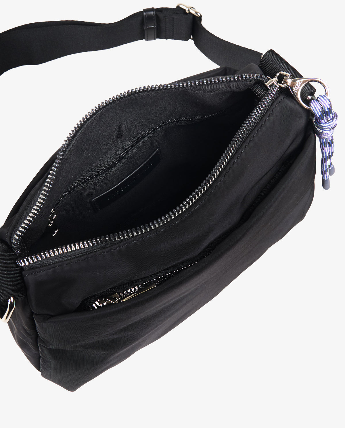 BANDOLERA NYLON NEGRO