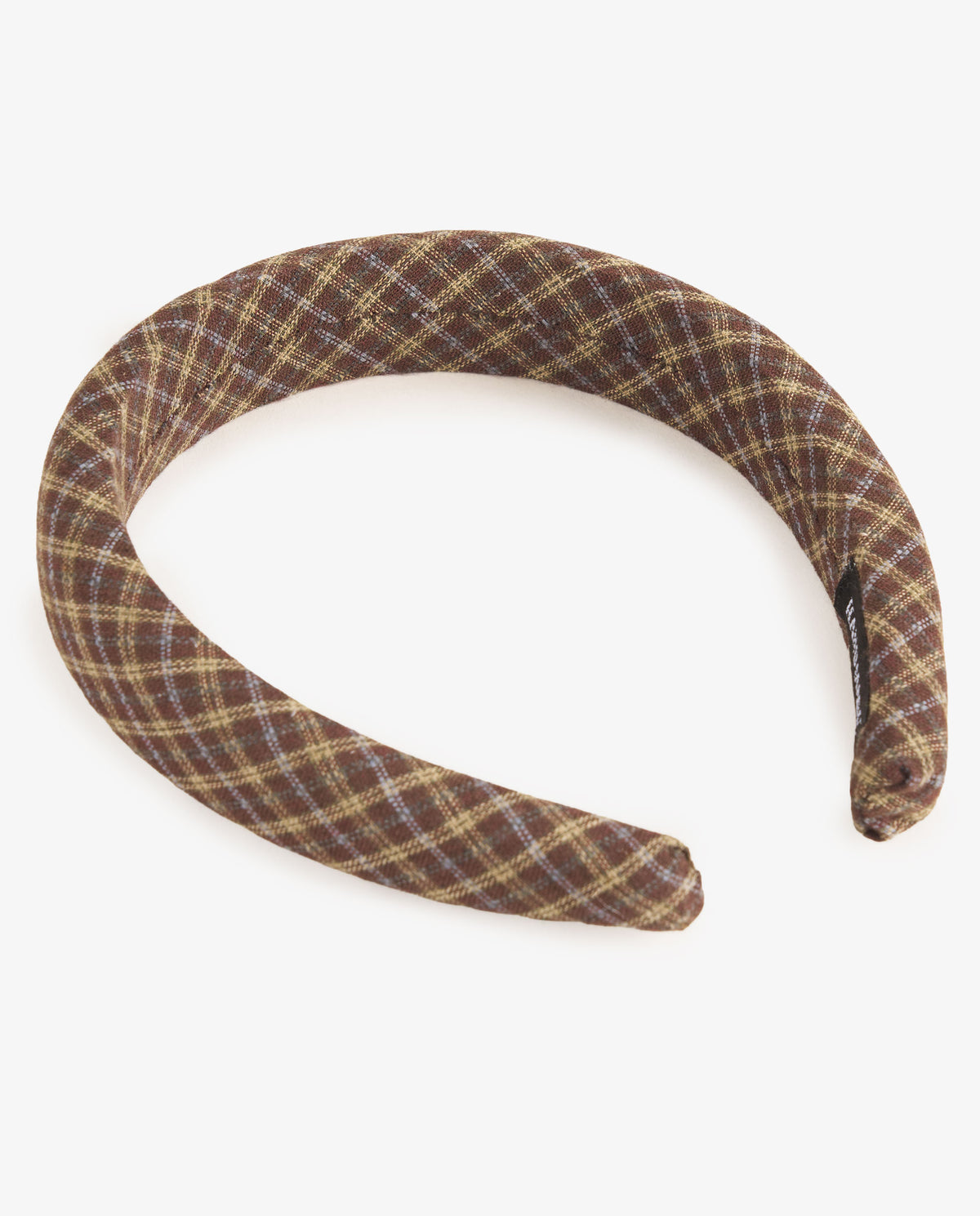 DIADEMA CUADROS MARRÓN