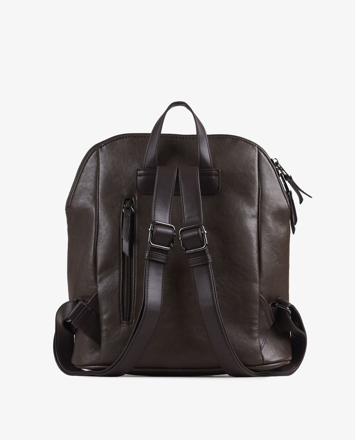 MOCHILA EFECTO PIEL MARRÓN