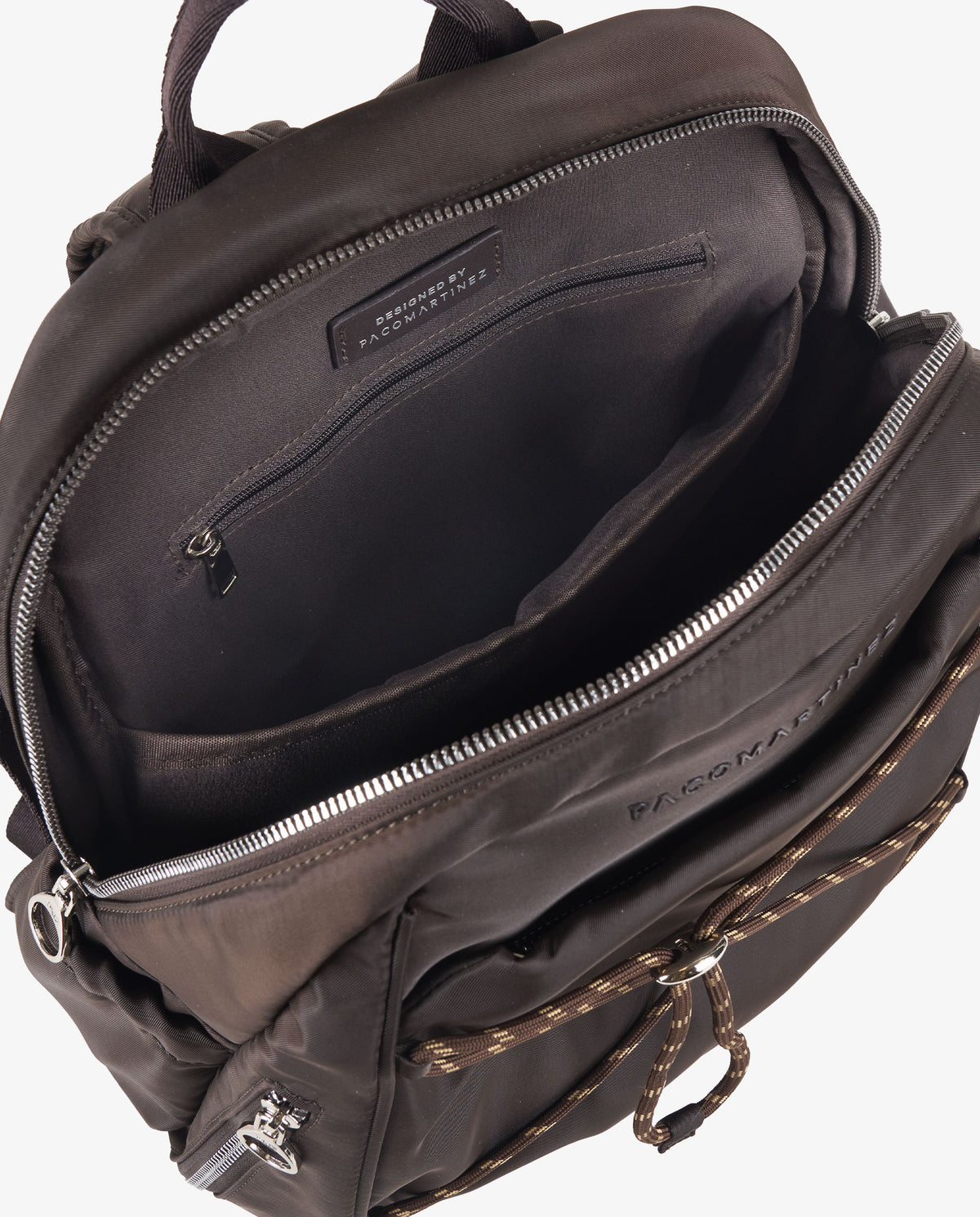 MOCHILA CUERDAS MARRÓN