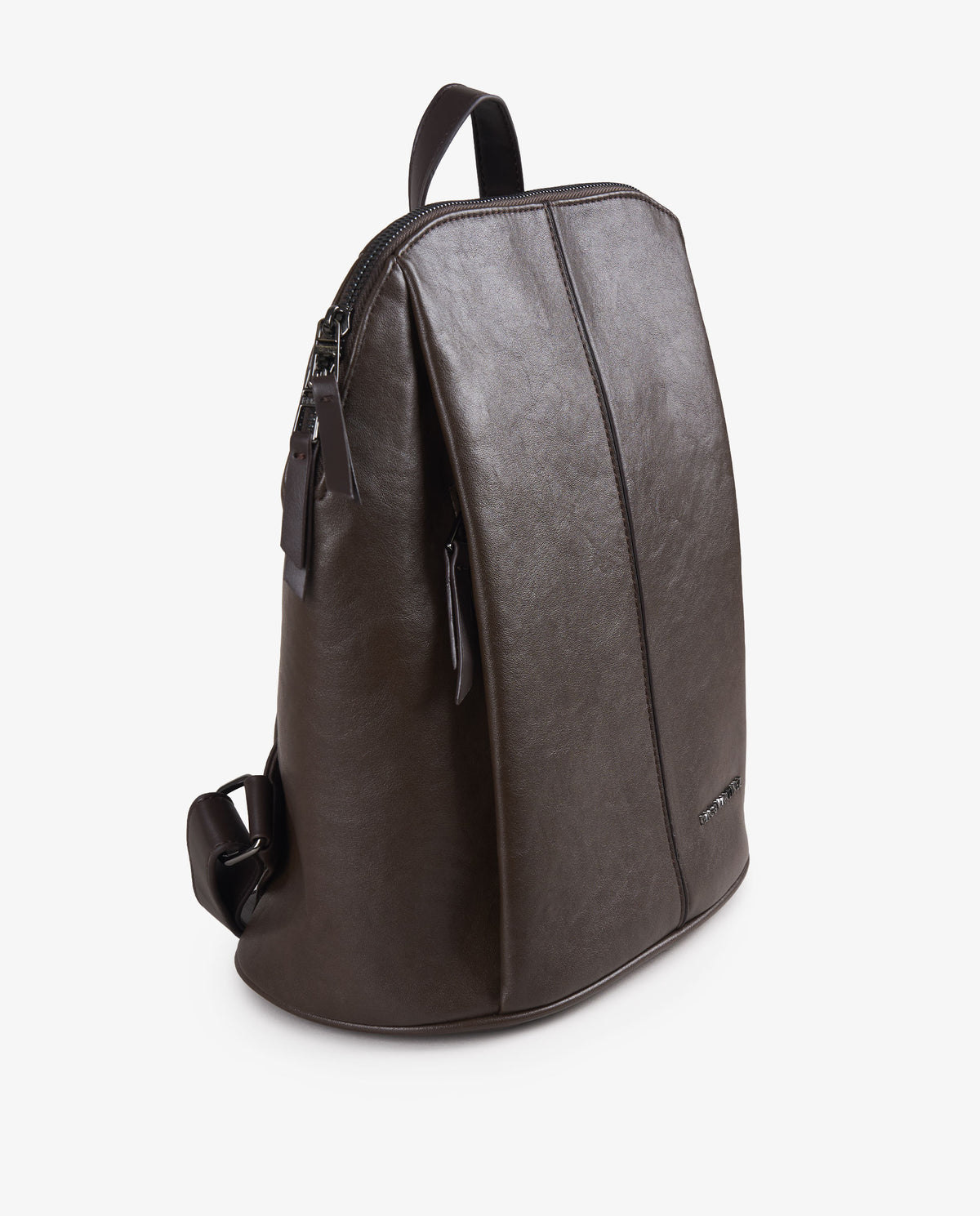 MOCHILA EFECTO PIEL MARRÓN