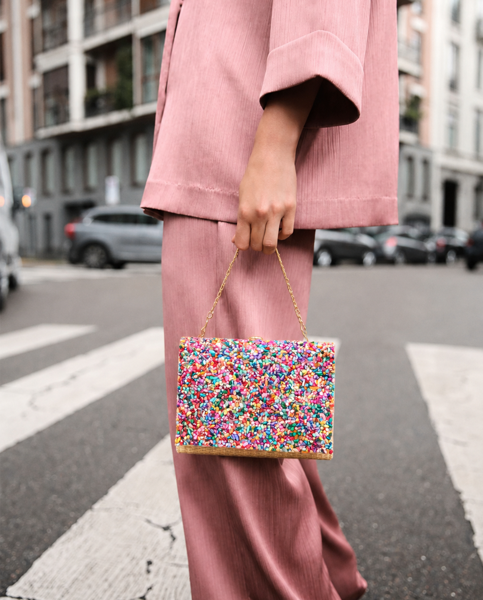 BOLSO FIESTA RAFIA PEDRERÍA