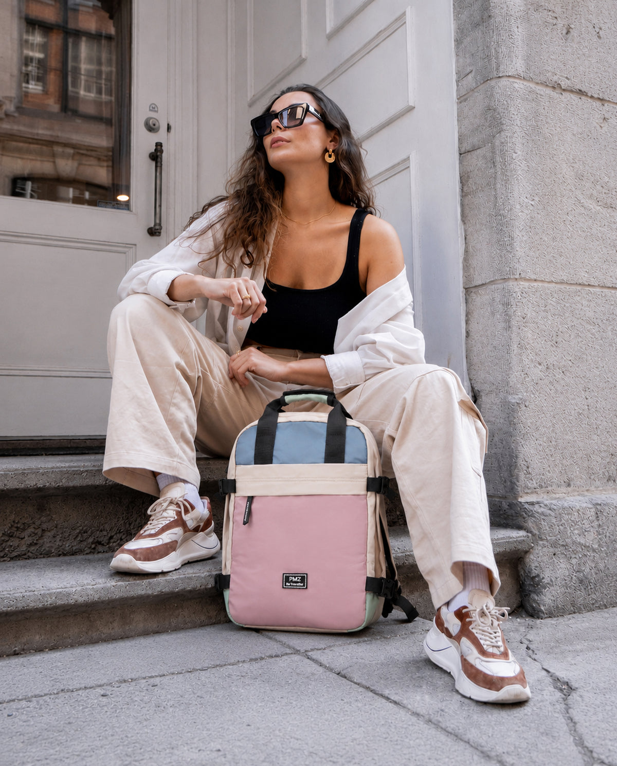 SAC À DOS DE VOYAGE EXTENSIBLE MULTICOLORE