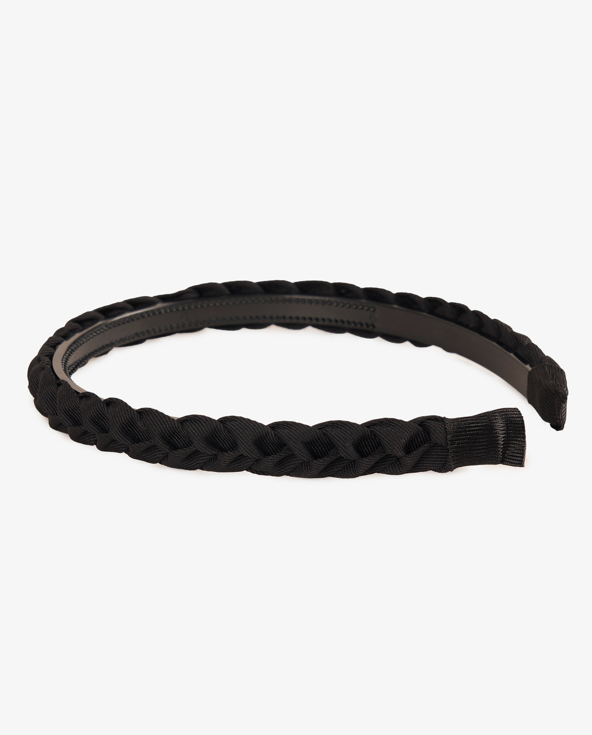 DIADEMA TRENZADO NEGRO